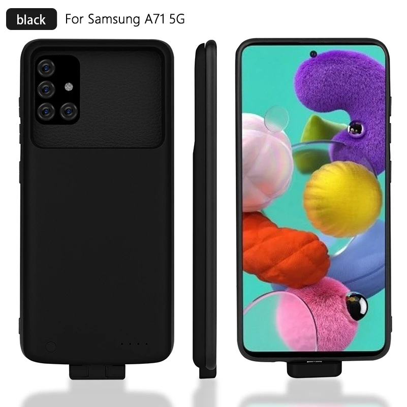 5000 мАч батарея зарядное устройство Чехлы для Samsung Galaxy a71 5G чехол внешний