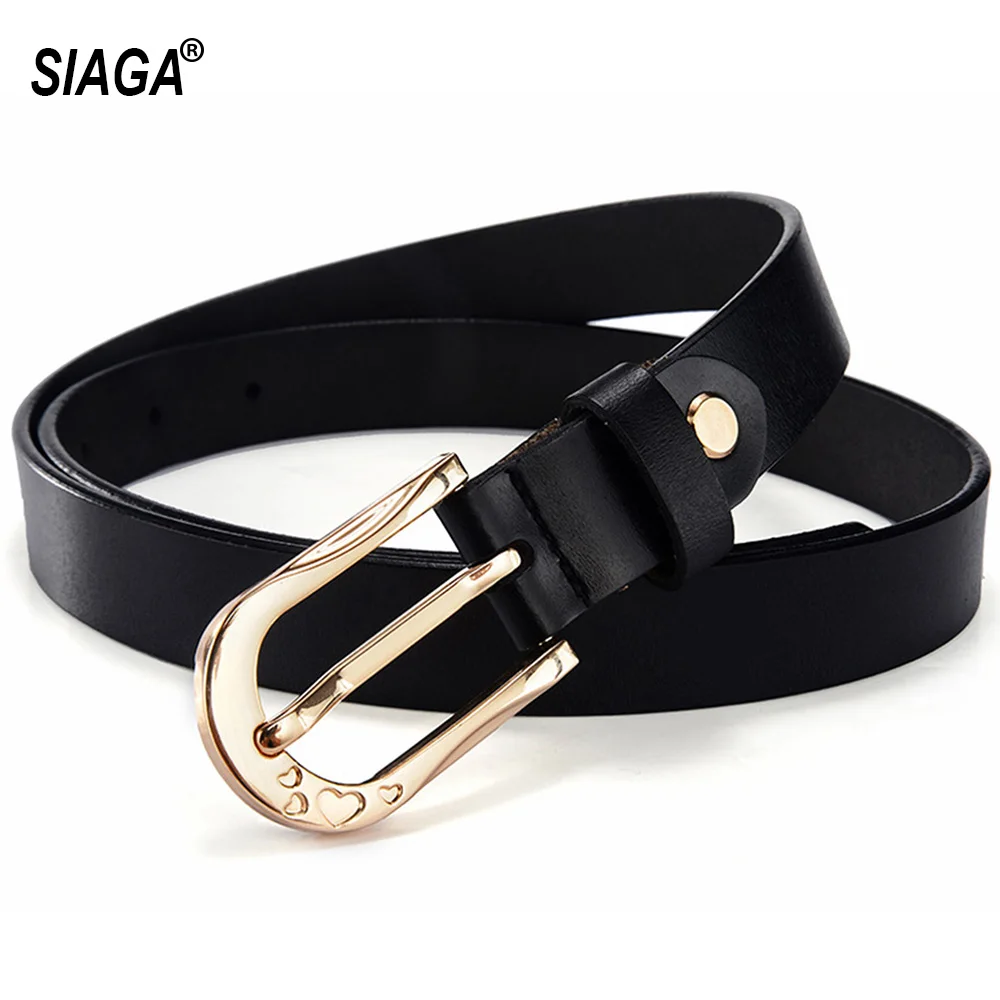 New Design Ladies Genuine Leather Belt Heart Pattern Fashion Wind Belt Factory Direct Selling Pants Accessories FCO162