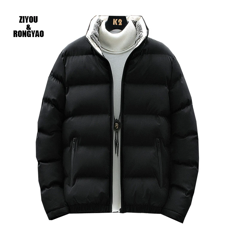 

Зимняя мужская куртка, Толстая теплая куртка на утином пуху, Мужская парка, повседневное высококачественное Мужское пальто, зимние мужские ...