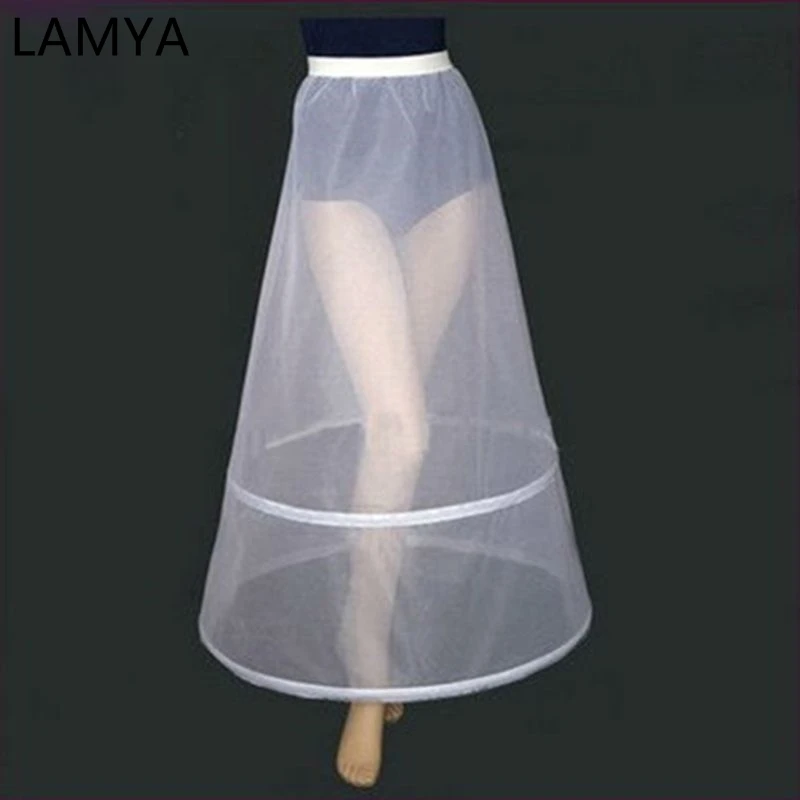 

Женское свадебное платье LAMYA, белое нижнее платье до щиколотки, 2 кольца, свадебные аксессуары