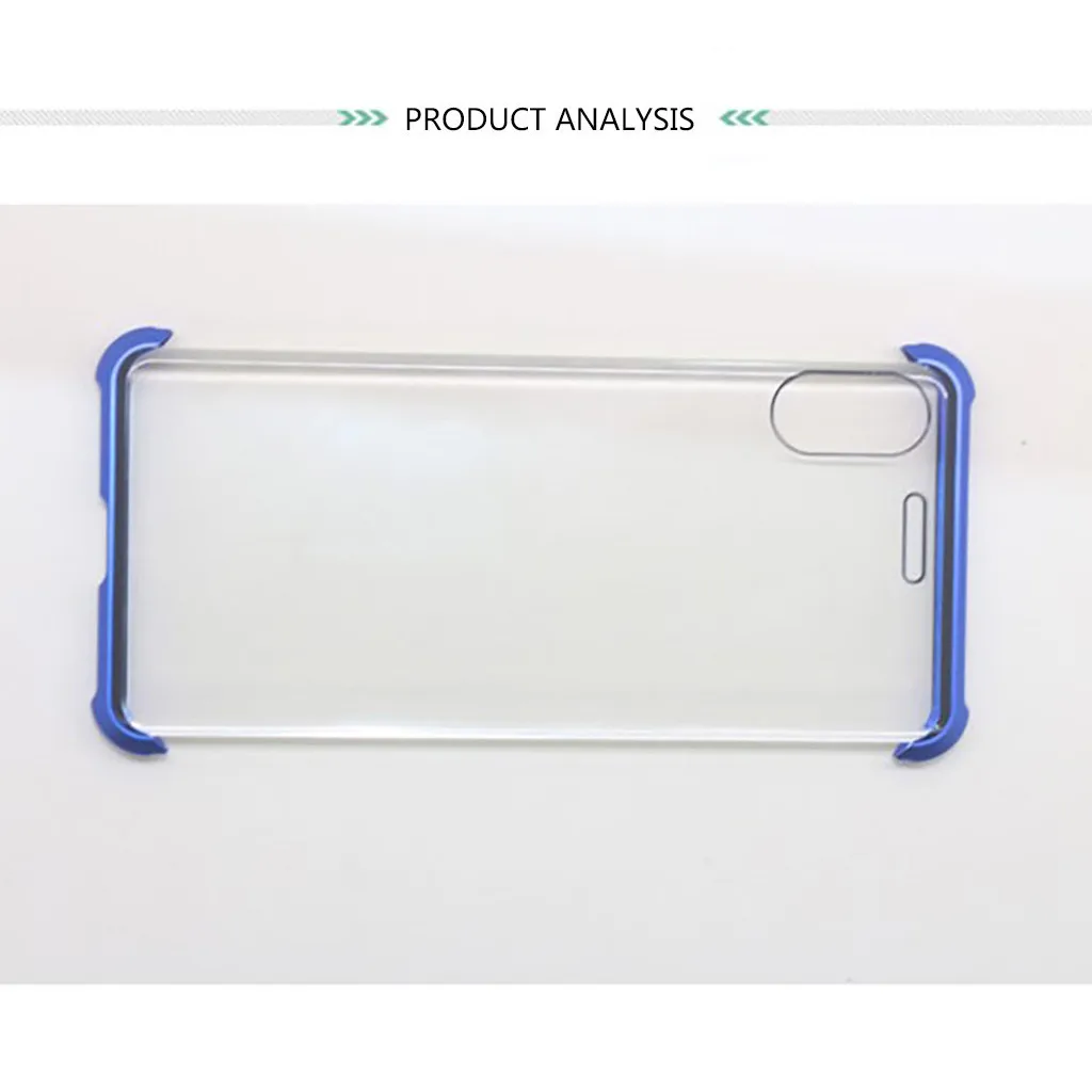 Роскошный Жесткий матовый чехол для iPhone7P/8Plus с магнитной адсорбцией и прозрачным