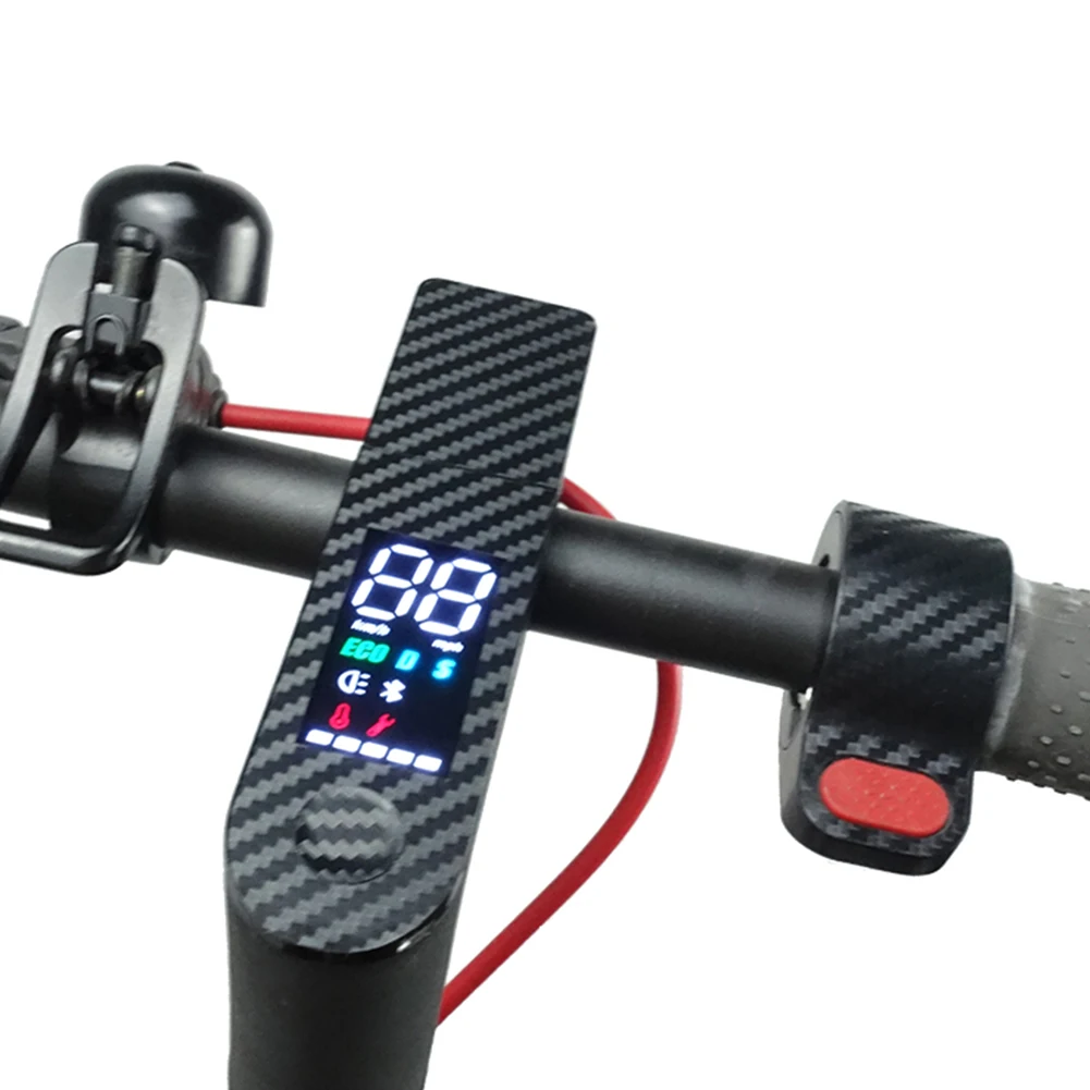 

2pcs Scooter Carbon Fiber Accelerator Sticker Waterproof Protect Film Decal