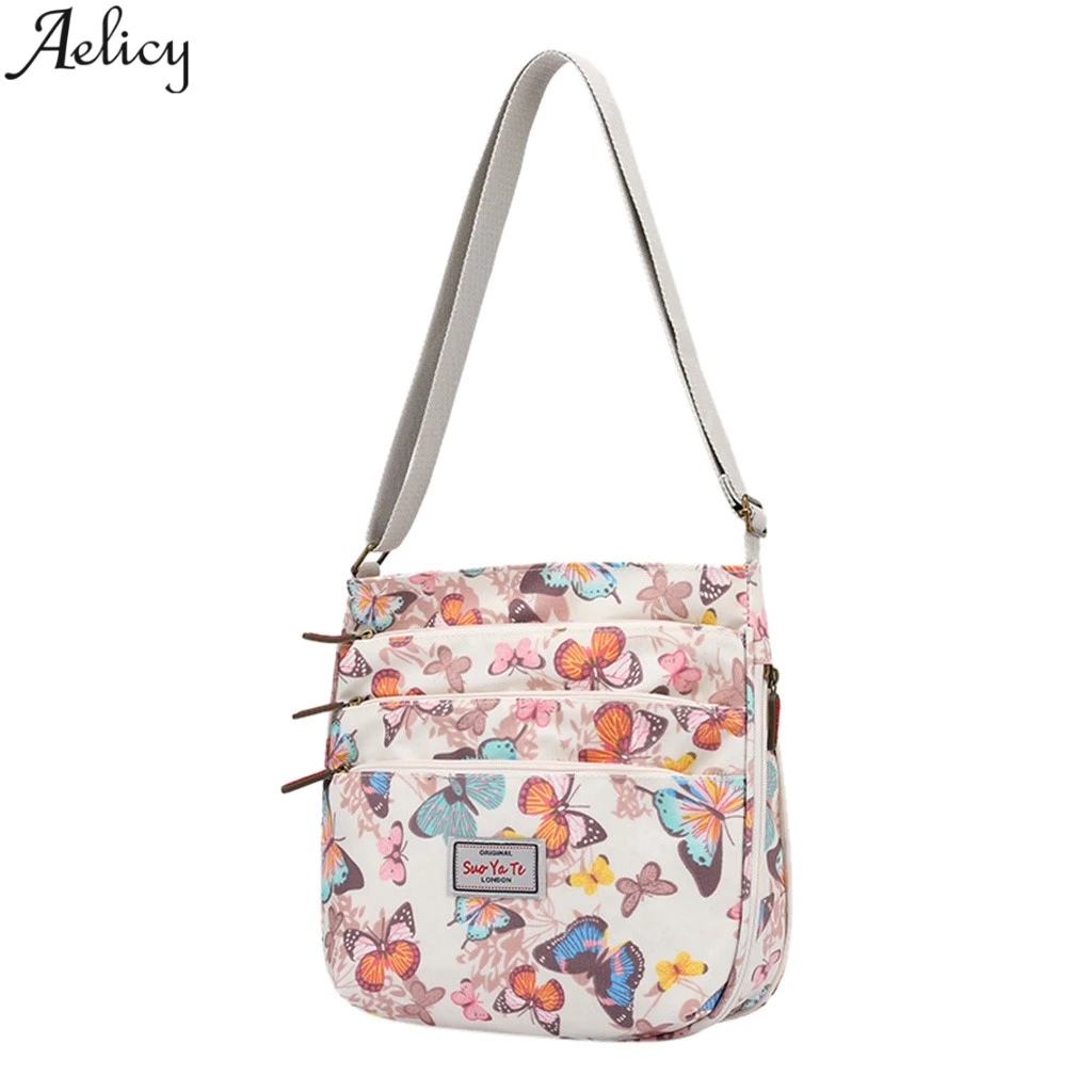 Aelicy нейлоновый принт кроссбоди женская мода Кантри Стиль Кроссбоди легкий