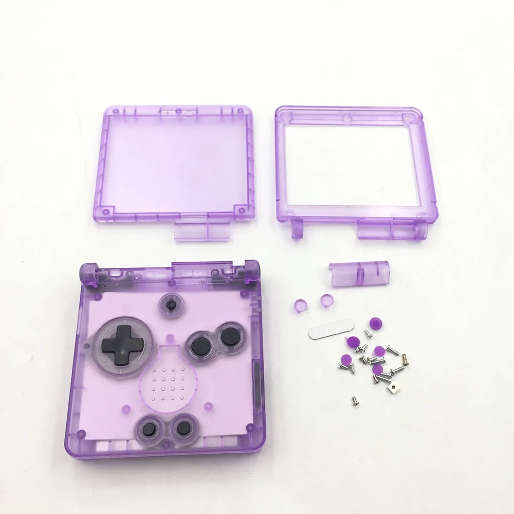 Крутой прозрачный для GBA SP корпус на замену чехол для игрового мальчика Advance SP