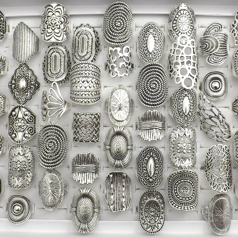 Кольца Creativo в китайском традиционном стиле серебряное кольцо розницу 50 шт./лот |