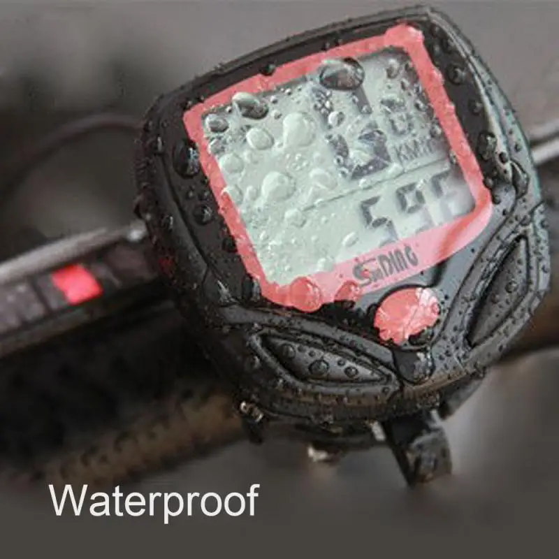 

Bicycle Speed Measuring Instrument Digital LCD Waterproof Speedometer Bicycle Odometer Wired Stopwatch Riding Accessories