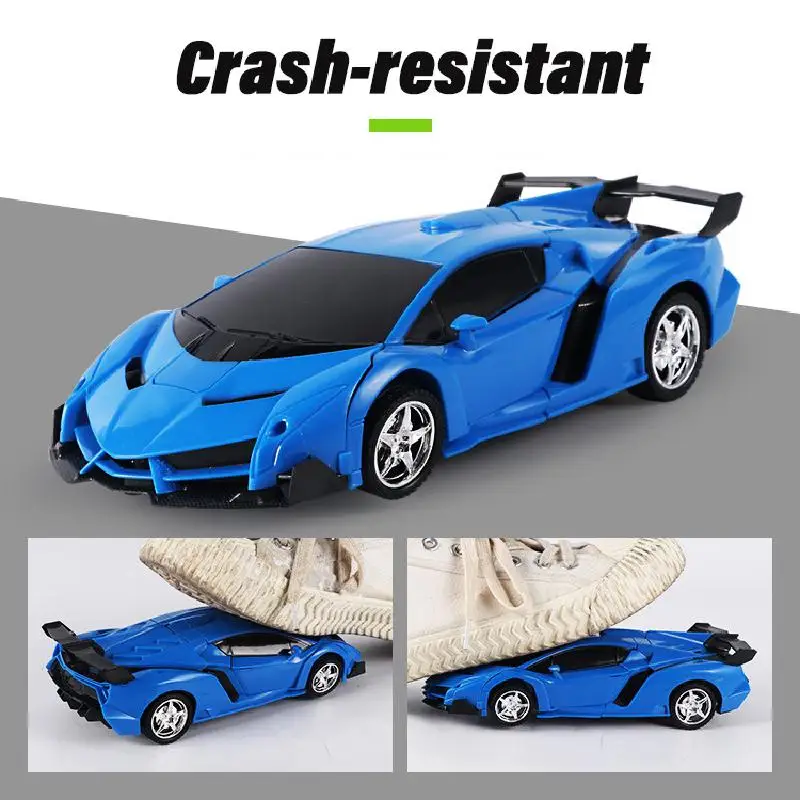 118 rc deformed car 2 in 1 remote control robot transformation robot model remote control car battle toy gift boy birthday toy free global shipping