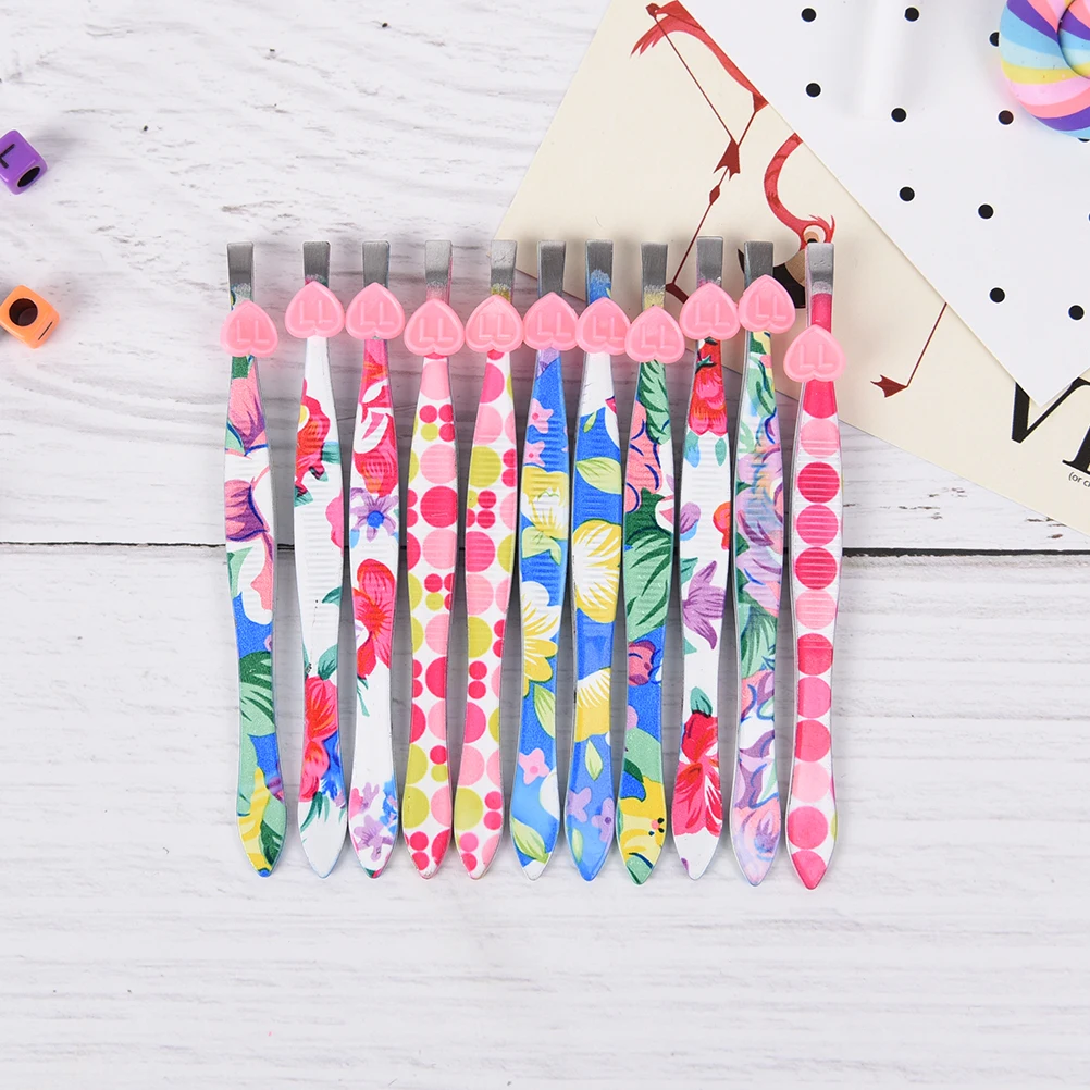 1 шт. Профессиональный пинцет для бровей удаления волос из нержавеющей стали с