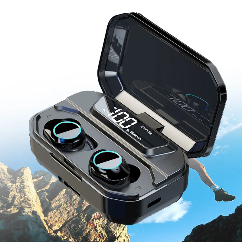 Настоящие беспроводные наушники портативные спортивные Bluetooth-наушники отлично