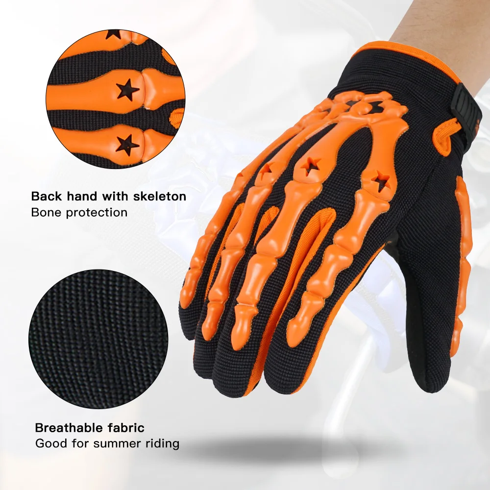 Moto rcycle перчатки жесткая защита пальцев Luva queiro Guantes cicleta Luvas de moto дышащий полный