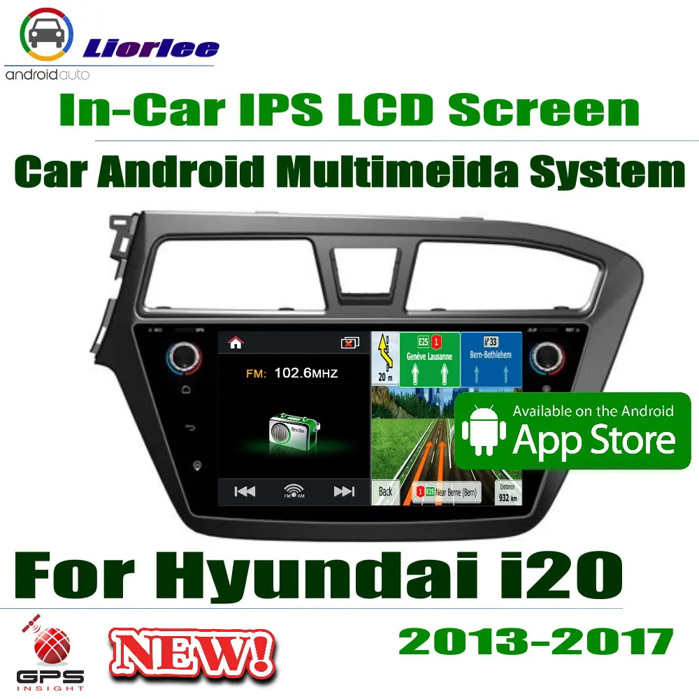 9&quot HD 1080P IPS LCD Screen Android 8 Core For Hyundai i20 2013-2017 Car Radio BT 3G/4G WIFI AUX USB GPS Navi Multimedia | Автомобили и
