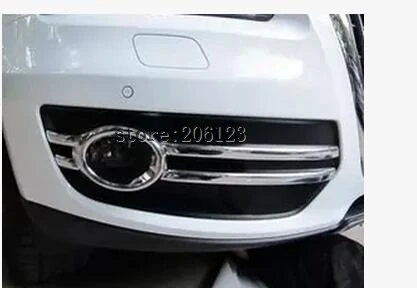 Подходит для AUDI Q5 2009 2012 хромированная крышка передней противотумансветильник ры