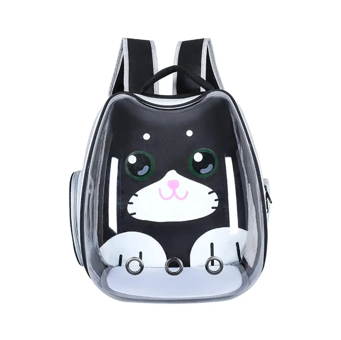 

Pet Carrier Bag Breathable Cat Bag Outdoor Travel Backpack for Cat and Dog Transparent Space Pet Backpack Bag