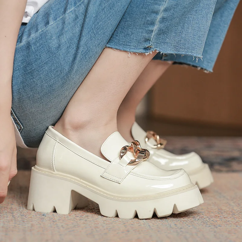 Женская Осенняя обувь женская в британском стиле модная Классическая без