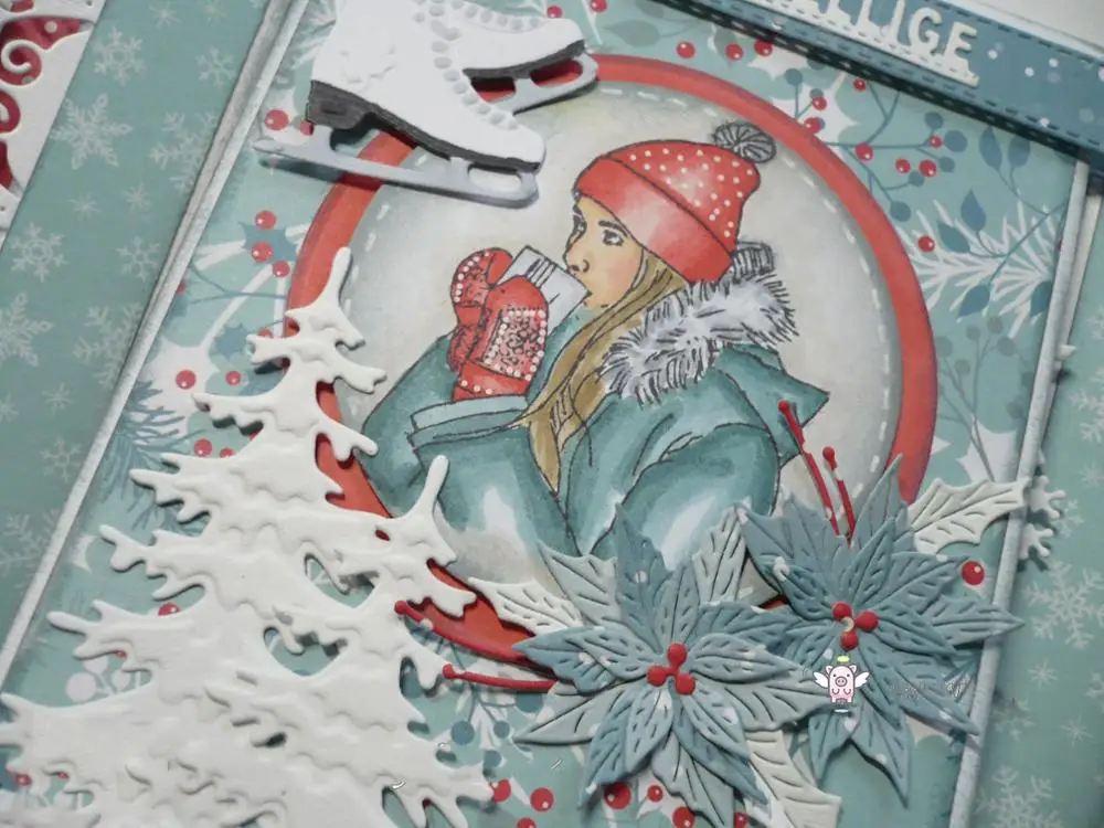 Mmao Металлические Стальные режущие штампы трафарет для украшения цветочных