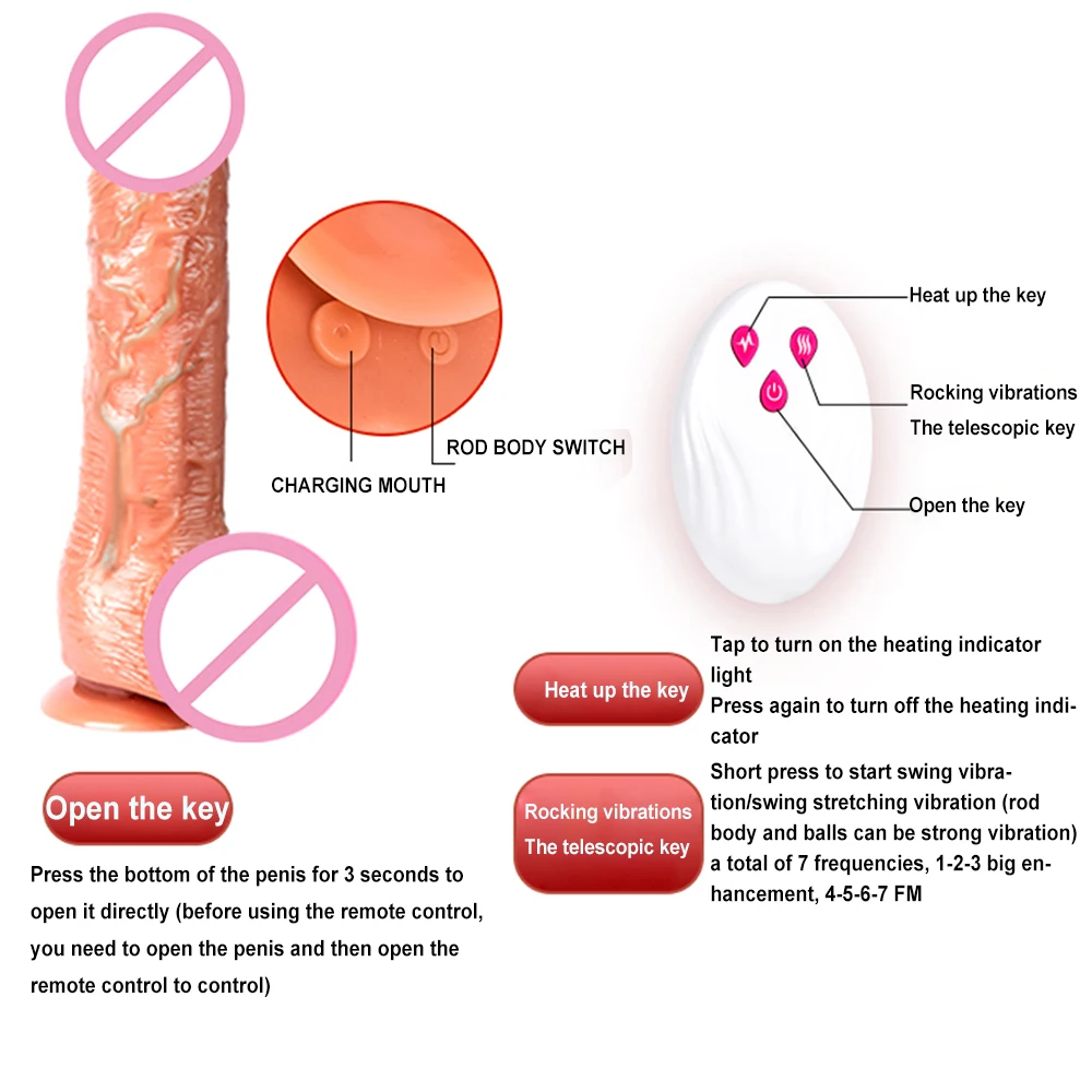 Реалистичный фаллоимитатор вибратор для женщин G-spot массаж мастурбация