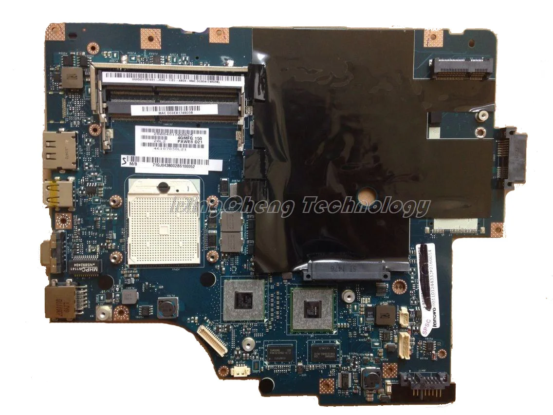 Материнская плата для ноутбука Lenovo G565 Z565 LA 5754P (без HD интерфейса) DDR3 HD5340