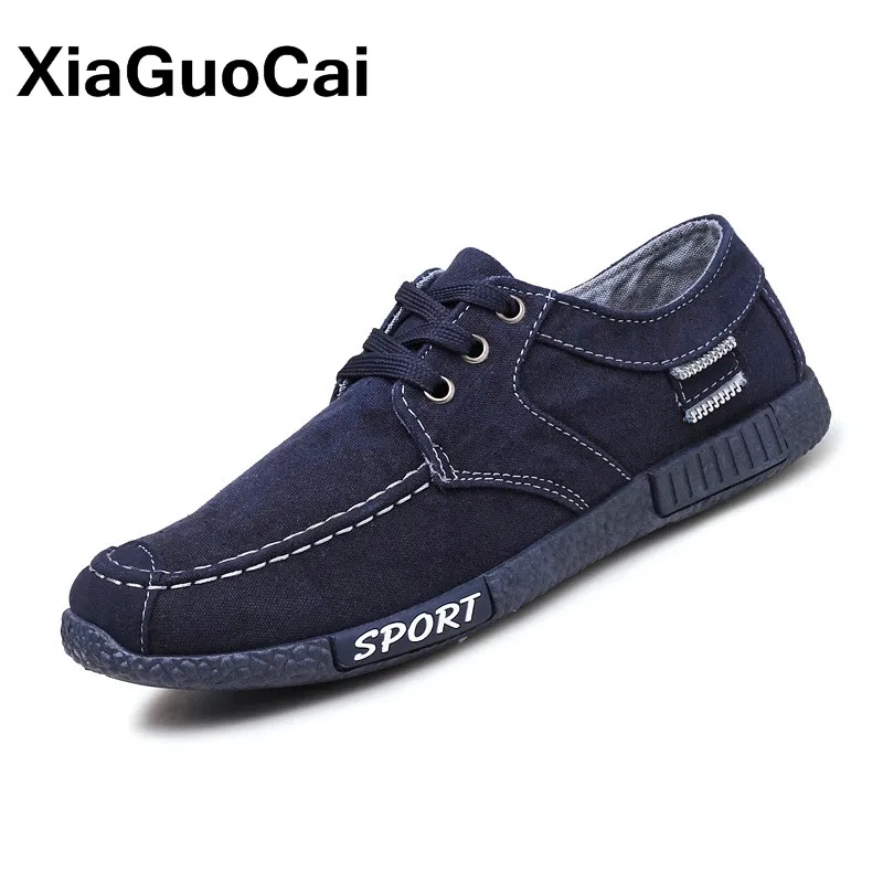 Кеды мужские из денима текстильные дышащие низкие повседневная Тканевая обувь