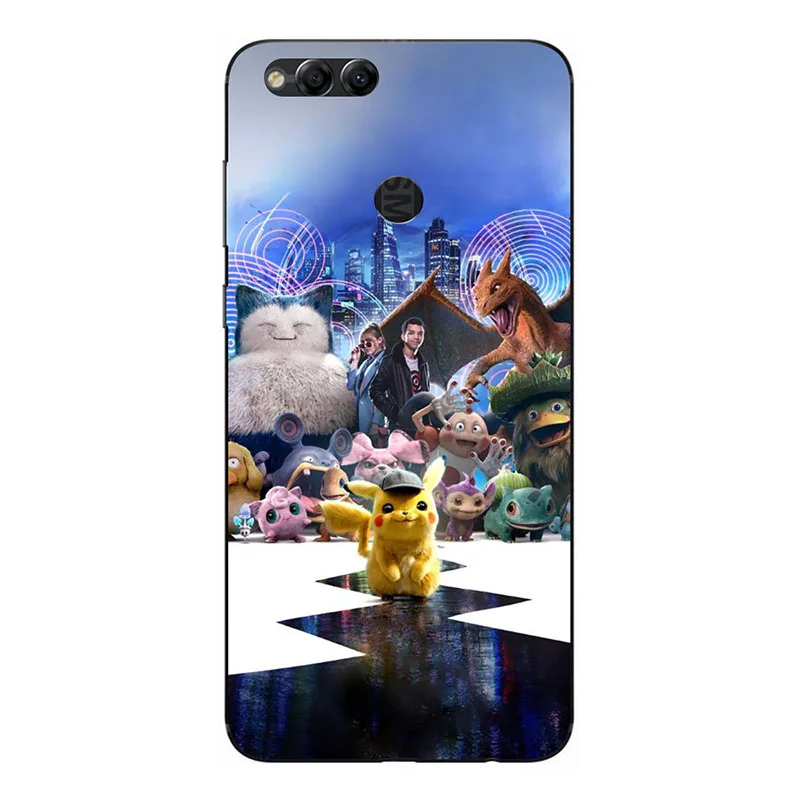 Z09 Мягкий чехол из ТПУ для huawei Honor 7X, чехол для телефона с принтом панды, силиконовый чехол для huawei Honor 7X X7, чехол на Honor 7X, чехол-бампер - Цвет: Z09