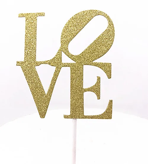 style 9 1 шт. Блестящий Свадебный Топпер для торта с надписью Love just sevened Mr Mrs сувениры украшение для дня рождения обертка для детского душа - Цвет: style 9