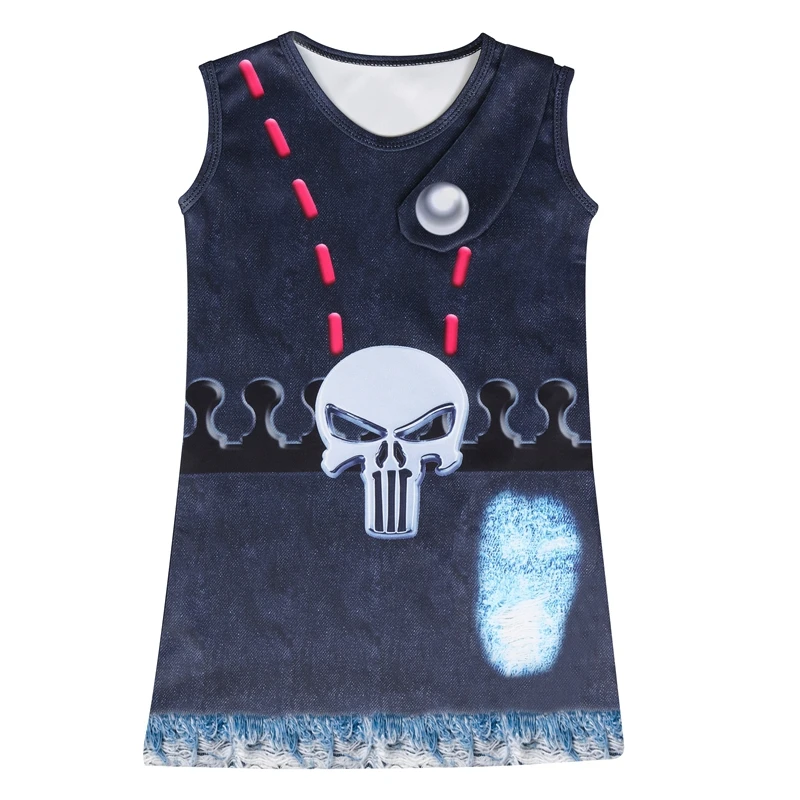 Черное платье на Хэллоуин для маленьких девочек зимние праздничные платья с