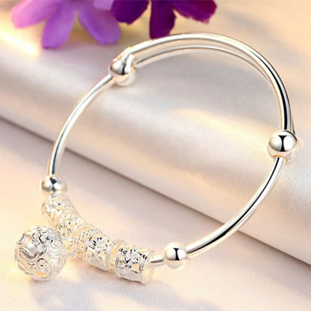 Полые серебряные этнические Цветочные регулируемые ювелирные изделия