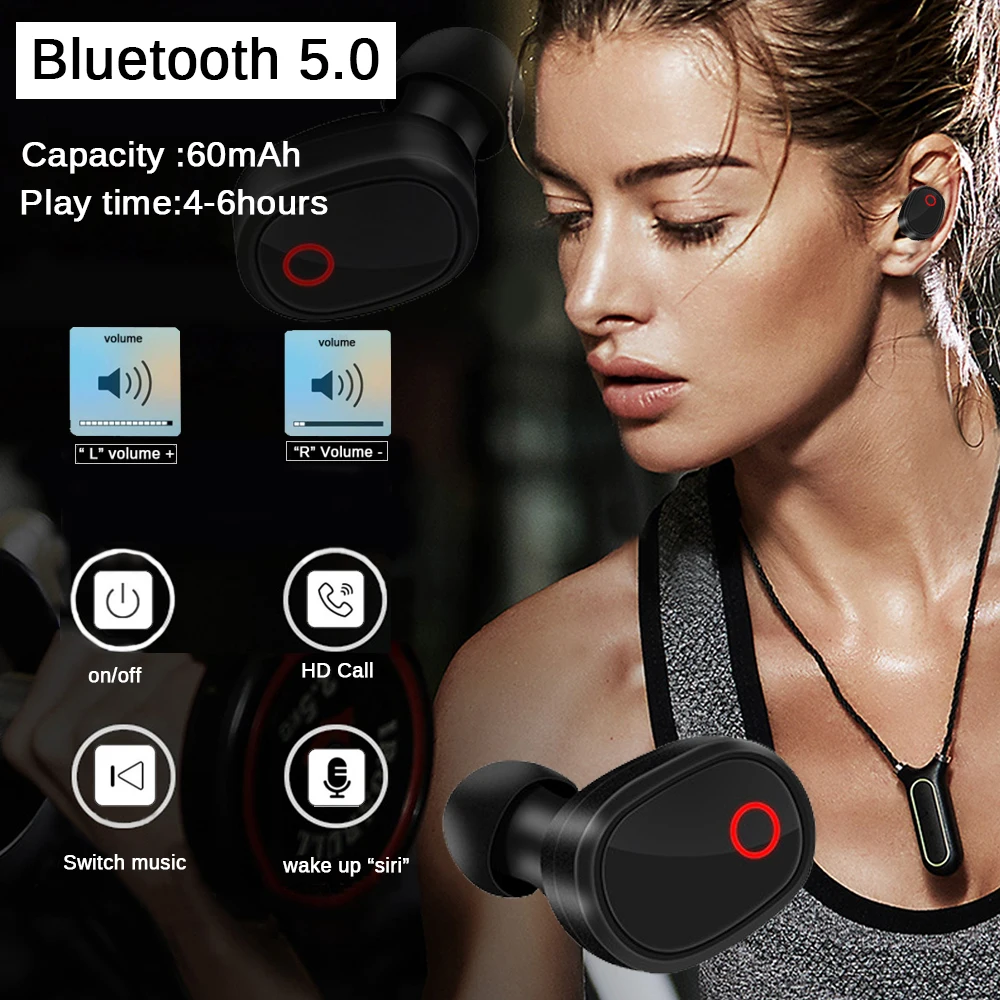 TWS серия IPX5 водонепроницаемые наушники Bluetooth 5 0 A7 беспроводные Оригинальные