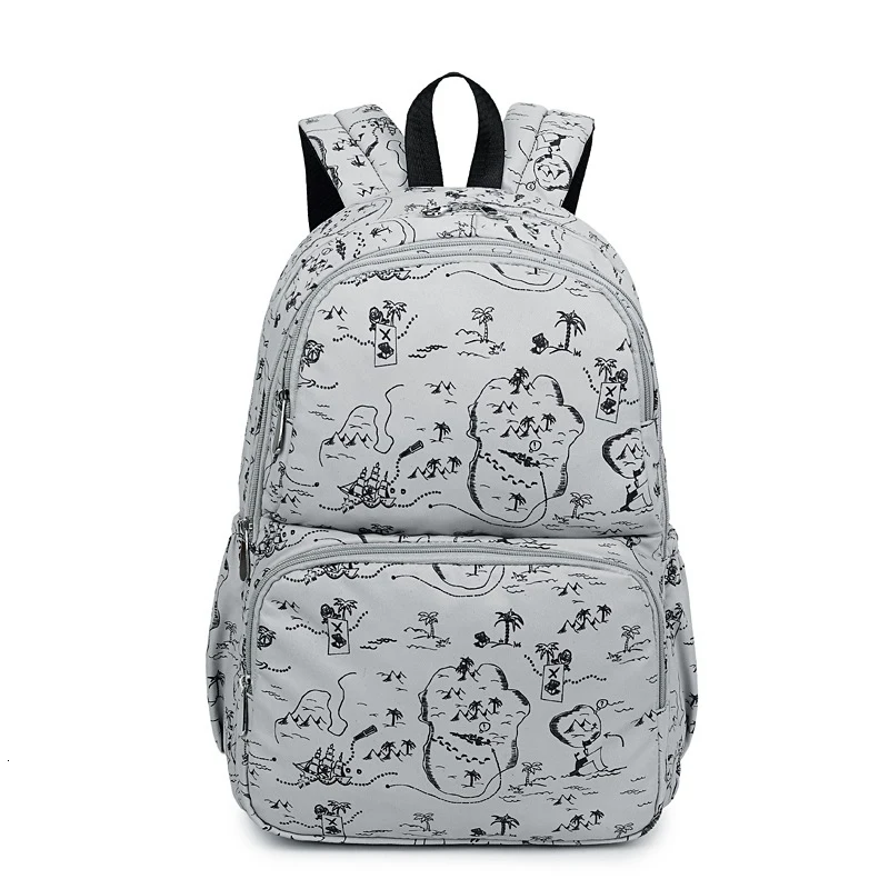 Fashion print children's school backpack for boys and girls High quality waterproof nylon backpacks book bags mochila infantil