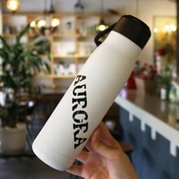 outdoor stainless steel thermos cup creative with lid large capacity thermos vacuum garrafa termica water bottles bk50bw