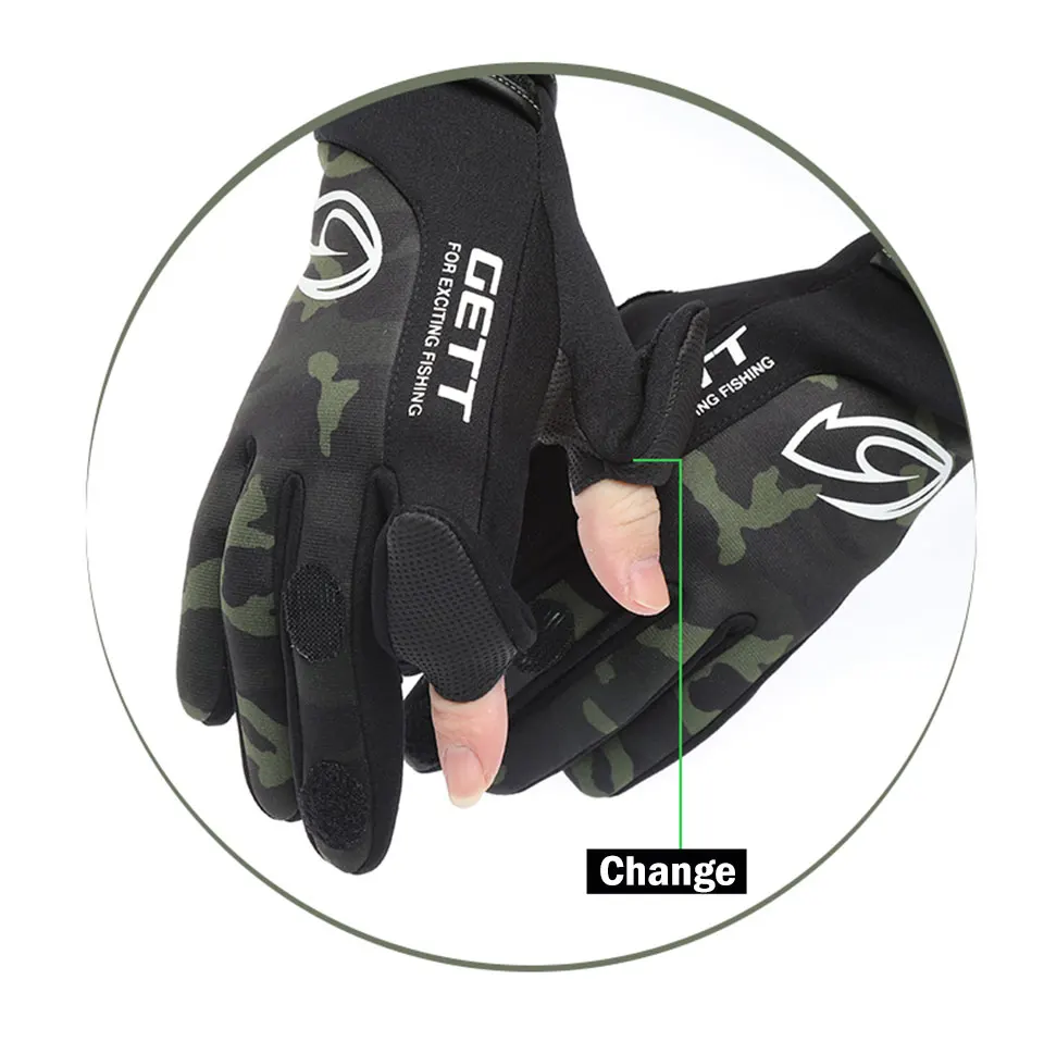 Перчатки для рыбалки размер M/L три изменения всех пальцев перчатки зимней