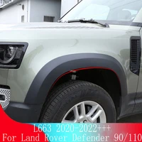 for land rover defender 90110 2020 2022 fender flares wheel arch for cars body kits mud splash guard wheel arches extension