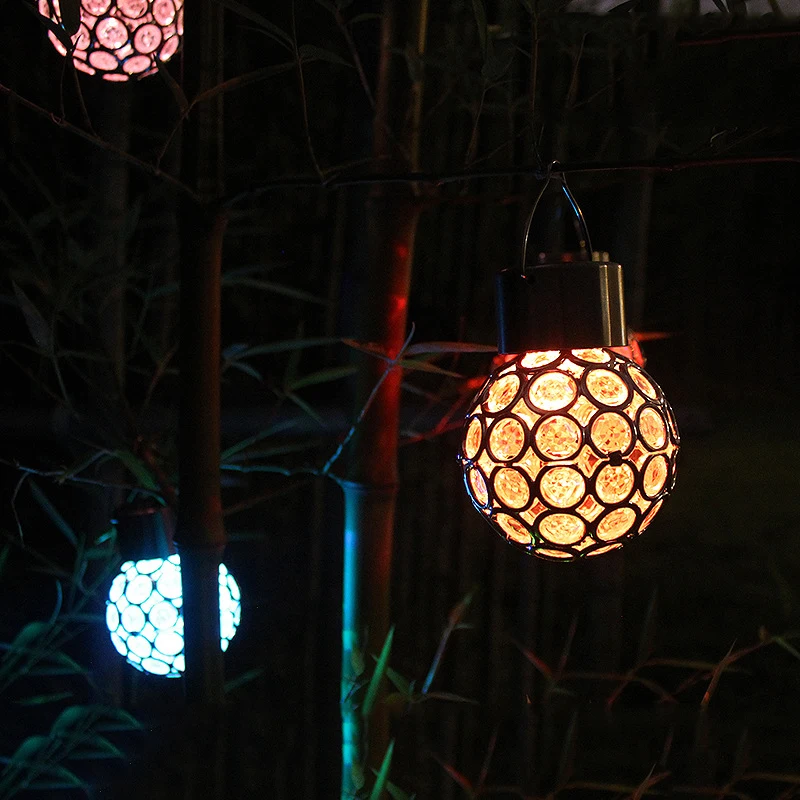 Светодиодная люстра на солнечной батарее наружная водонепроницаемая лампа для