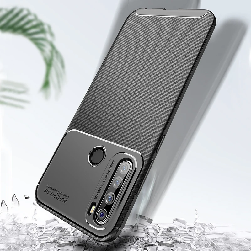 Чехлы для телефонов Xiaomi Redmi Note 8T чехол из углеродного волокна мягкая силиконовая