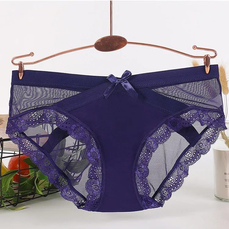 Женские Модные кружевные прозрачные трусики цветочные сексуальные для девушек