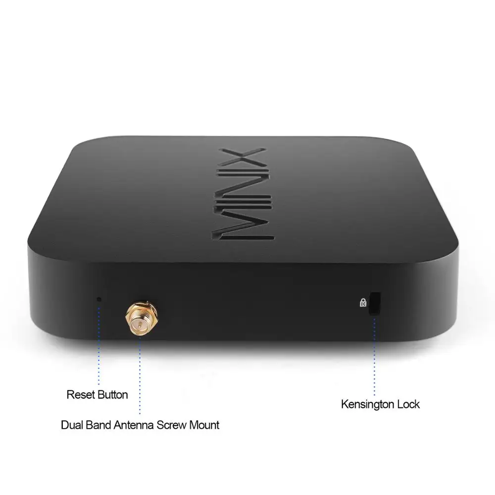 MINIX NEO U22 4K2K UHD 4 Гб DDR4 32 Smart Android 9 0 OS Dual WIFI Bluetooth 1000M LAN USB 3 Type c медиаплеер|ТВ-приставки и