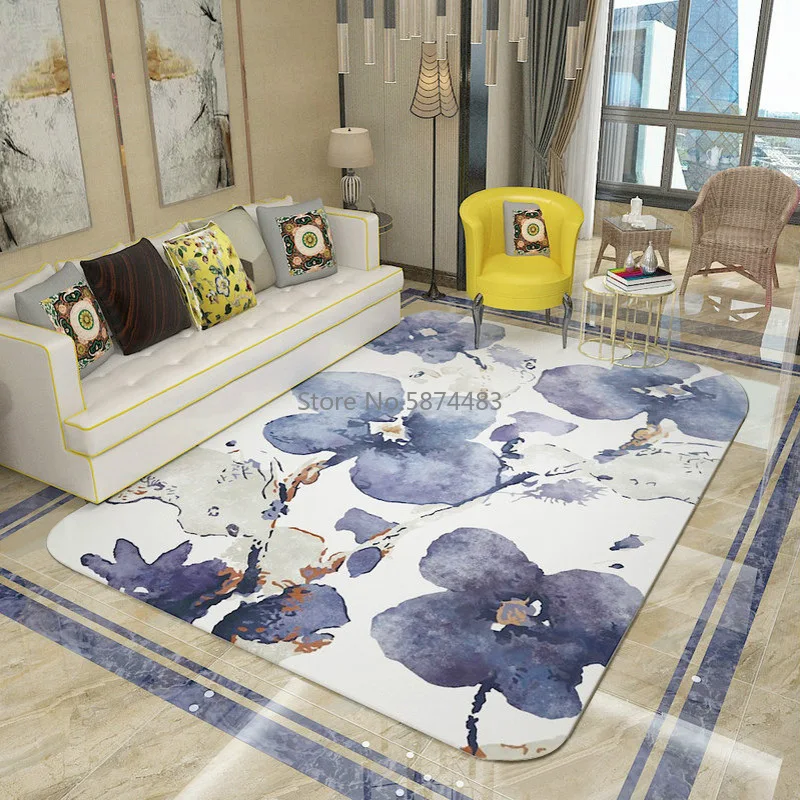 

Nordic Simply Living Room Carpet Thicken 15mm Kids Play Mat Large Carpets Hallway Floor Rug Bedside Mat Anti-slip Area Rugs