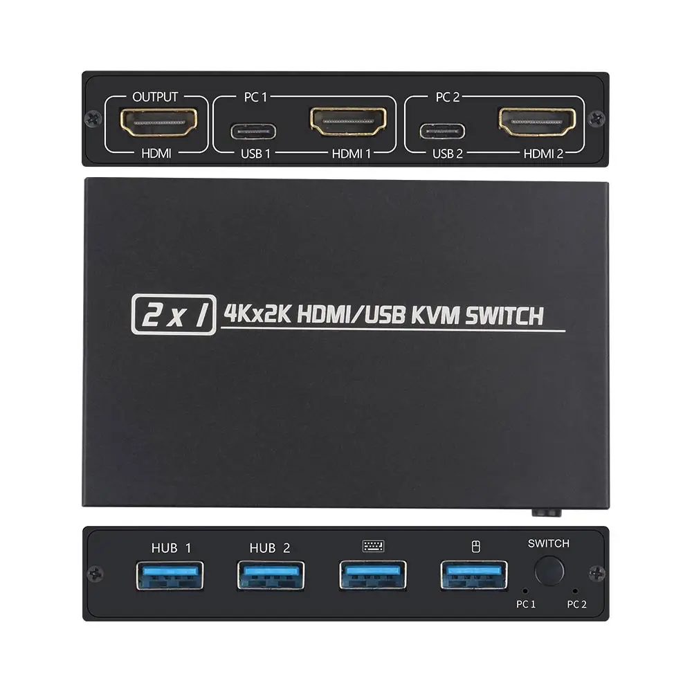 2-   USB KVM 4K HDMI           EDID / HDCP