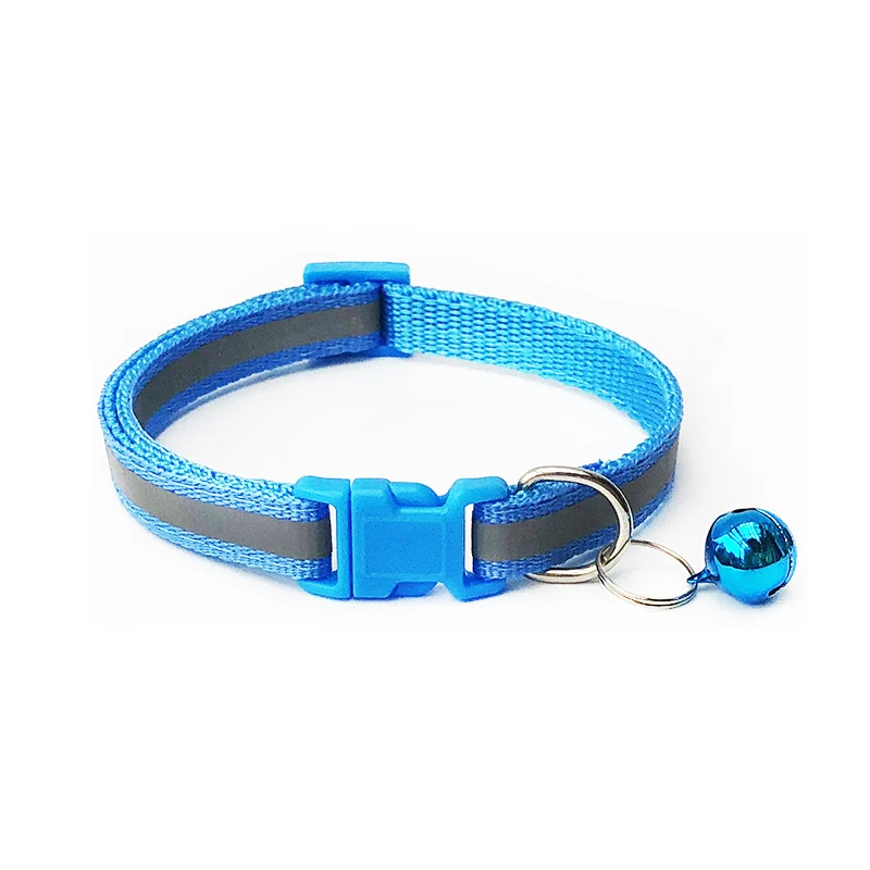 

CenKinfo Cat Collars Dog Collars Reflective Cat Collar with Bell Breakaway Cat Collar Identification Collars for Newborn Pets