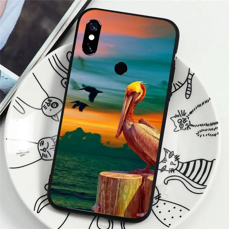 

Pelican bird animal Phone Case For Xiaomi Redmi note 7 8 9 t k30 max3 9 s 10 pro lite