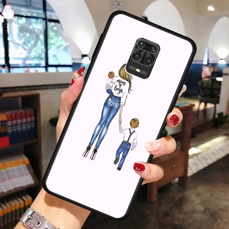 Супер мама чехлы для Xiaomi Redmi Note 10 9 9s 9t 8 8t 7 Pro Чехол REDMI K40 K30 K20 Prime 9i 7a 6a чехлы|Бамперы|
