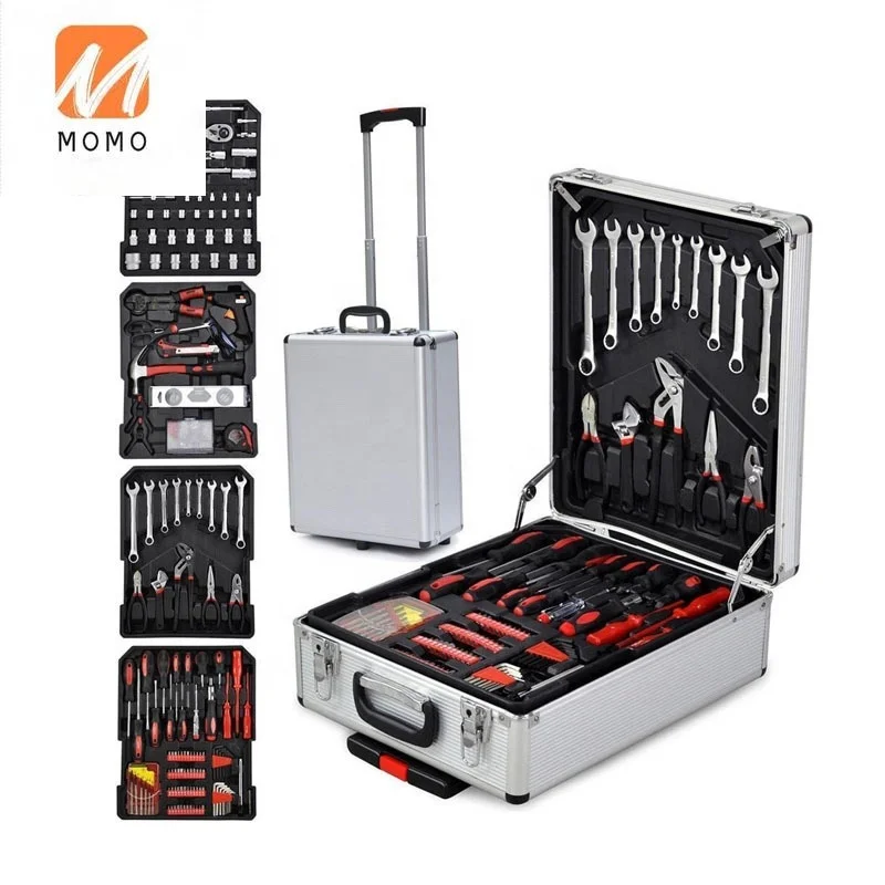 

399 шт., алюминиевый набор инструментов для ремонта автомобиля и обслуживания