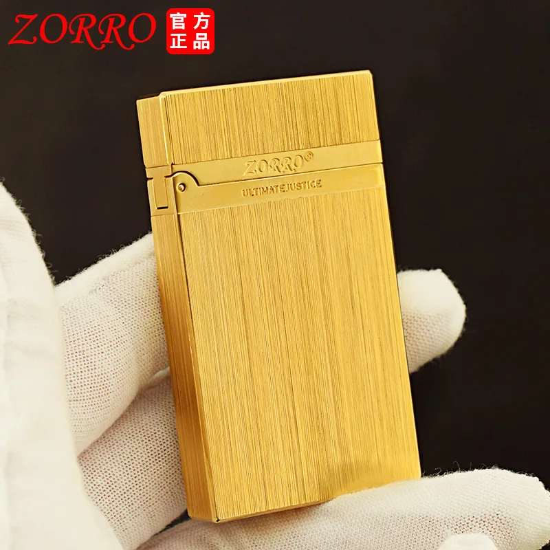 

Chinese brand Zorro new metal grinding wheel kerosene audio creative personality retro smoking accessories men lighter