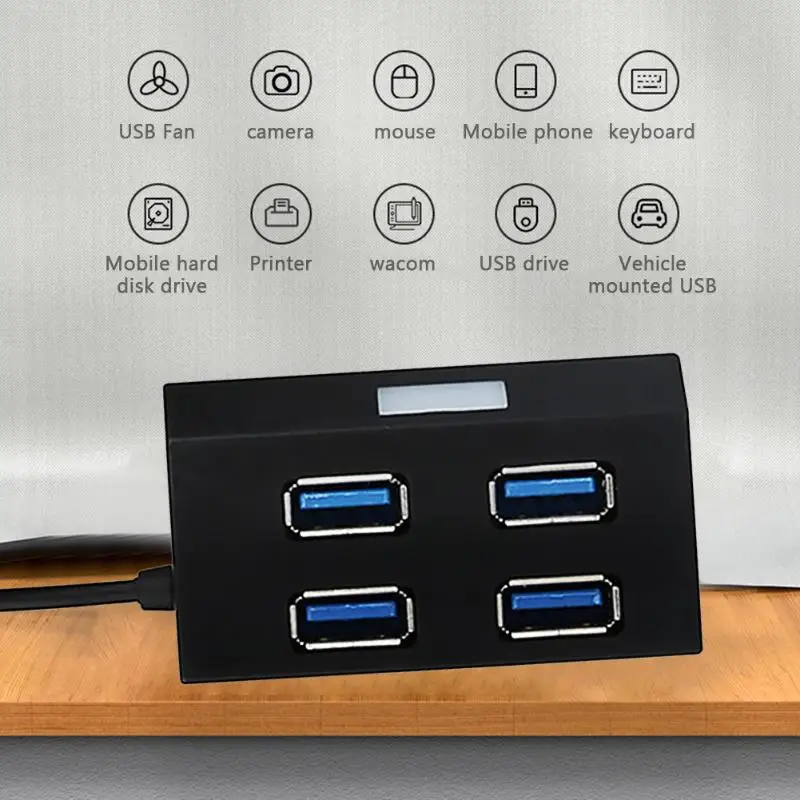 USB 2 0 Мини концентратор разветвитель легкость и портативность не занимает места 4
