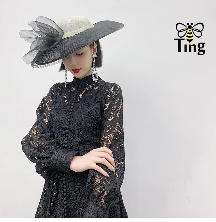 Tingfly, подиум, дизайнерское, кружевное, миди, длинное платье, однобортное, на пуговицах, с вырезом, длинное, кружевное платье, Vestidos, Платья для вечеринок+ пояса
