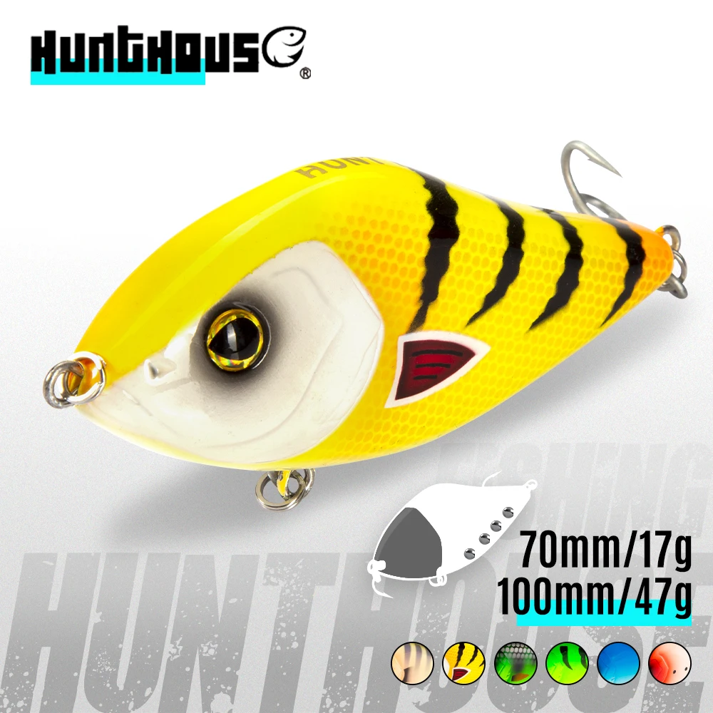 

Hunthouse Slider Sinker Fishing VIB Jerkbait Lure Crankbaits Jerkbaits Fishing Pike Lure Leurre Pesca Jerkbait Wobblesr