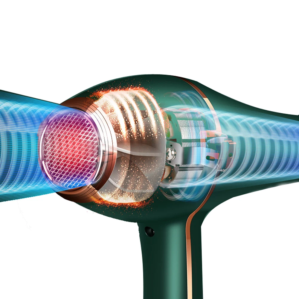 

High-power Hairdryer Negative Ion Household Beauty Blowerdryer Hot And Cold Air Dryer