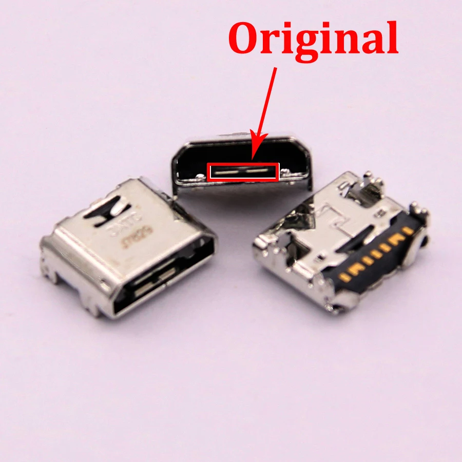 20 шт. разъем для зарядки Samsung T110 T111 T113 T115 T116 T560 T561 T580 T585 Galaxy Tab A(7 контактов micro USB type-B)