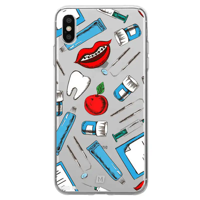 TPU Мягкий силиконовый чехол из ТПУ для iPhone X10 XR XS MAX 7 8 8Plus 5s SE 6 6S 6Plus - Цвет: TPU