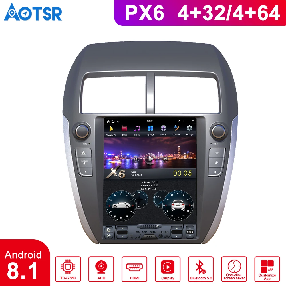 Автомагнитола в стиле Tesla PX6 Android 8 1 без автомобильного DVD-плеера GPS-навигация для