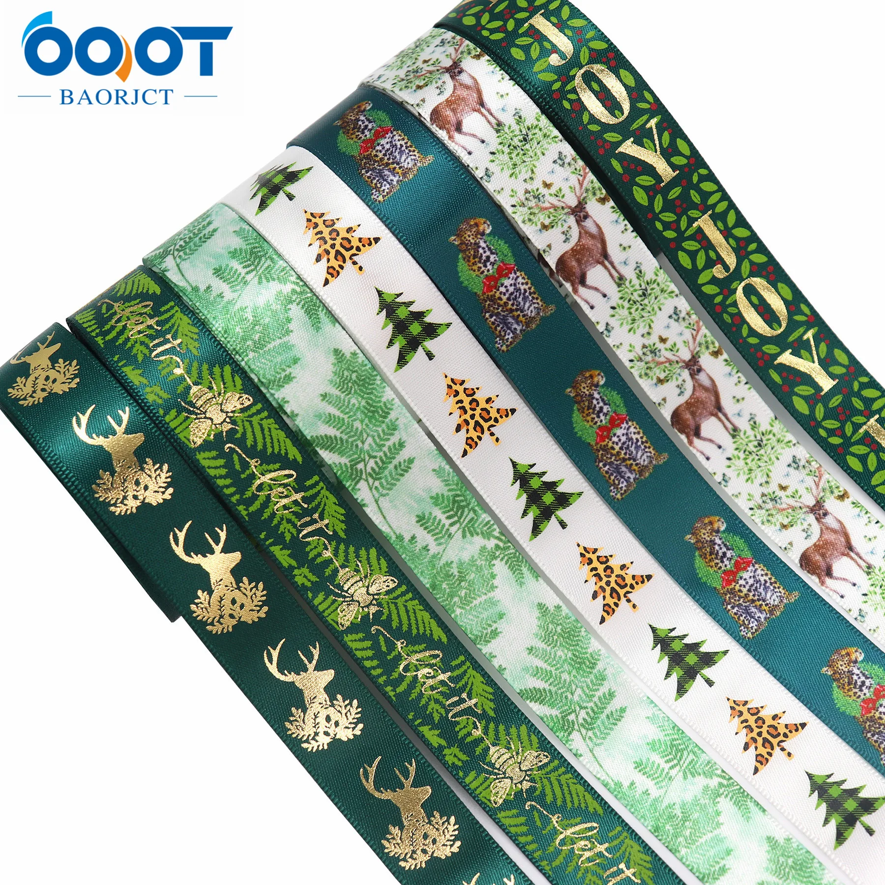5 Yard Ribbon Christmas Set Tie Carnival Gift Box Packaging Festive Scene Decoration |